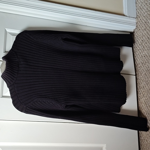 Ralph Lauren Womens L Black Zip Sweater - Picture 5 of 6